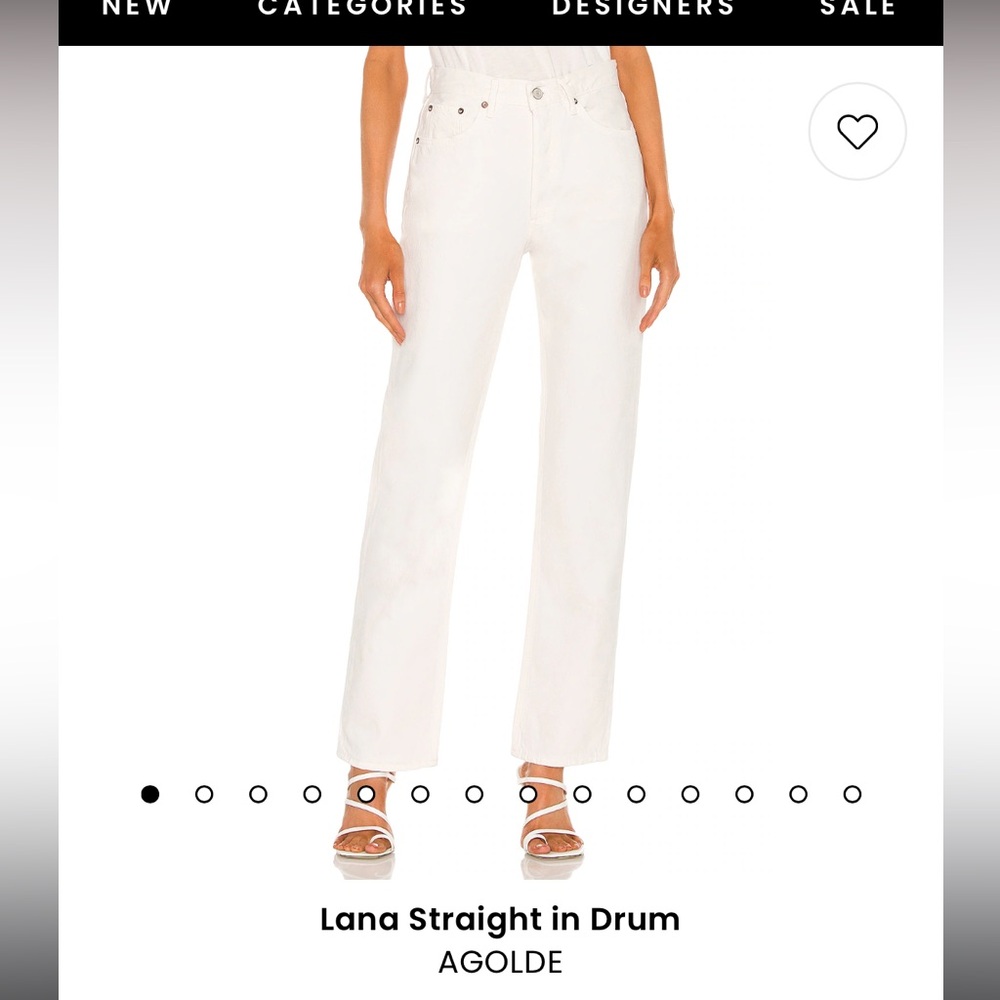 AGOLDE Lana Straight Leg - Drum